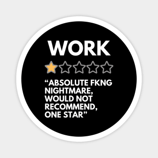 WORK one star Magnet